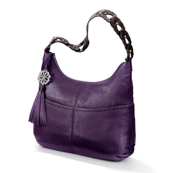 Brighton purses and handbags weave cream color